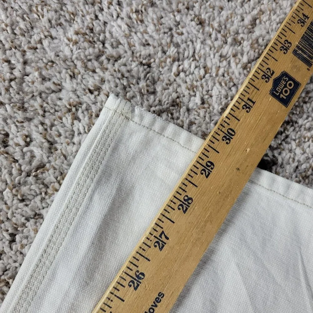 Vintage Gap Worker Jeans Men’s 36X30 Beige Cotton Denim Straight Painter - Picture 5 of 9